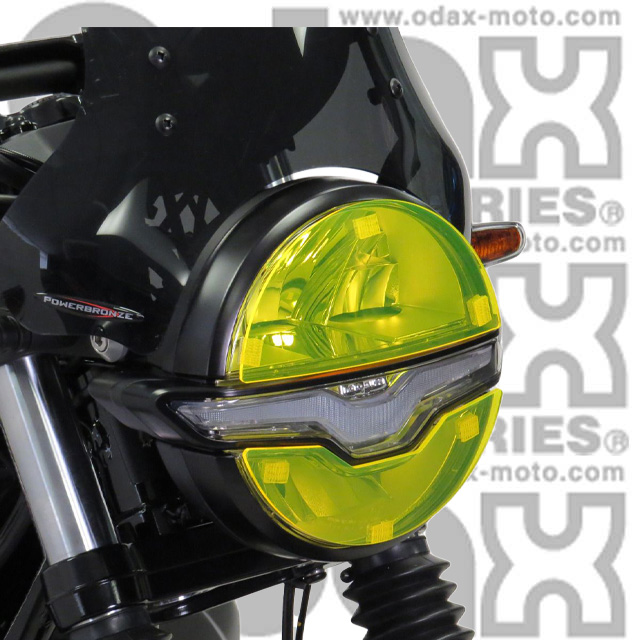 MOTO GUZZI >> V7STONE(21-)・V7SE(23-) ヘッドライトレンズシールド Powerbronze