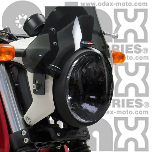 ROYAL ENFIELD >> INT650(19-)・HIMALAYAN(19-)・SCRAM411(22-)・Meteor350(22-)・Hunter350(23-)ヘッドライトレンズシールド Powerbronze
