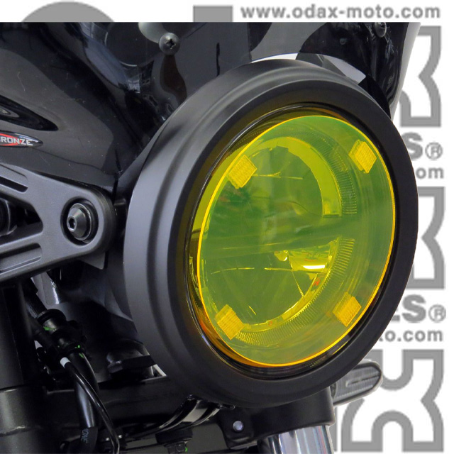 YAMAHA >> XSR900(22-)・XSR700(22-) ヘッドライトレンズシールド Powerbronze