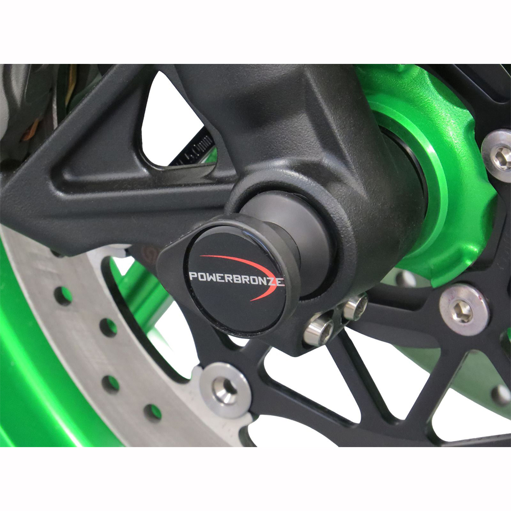 KAWASAKI Z1100/SE(26- ) フロントアクスルスライダー PowerBronze