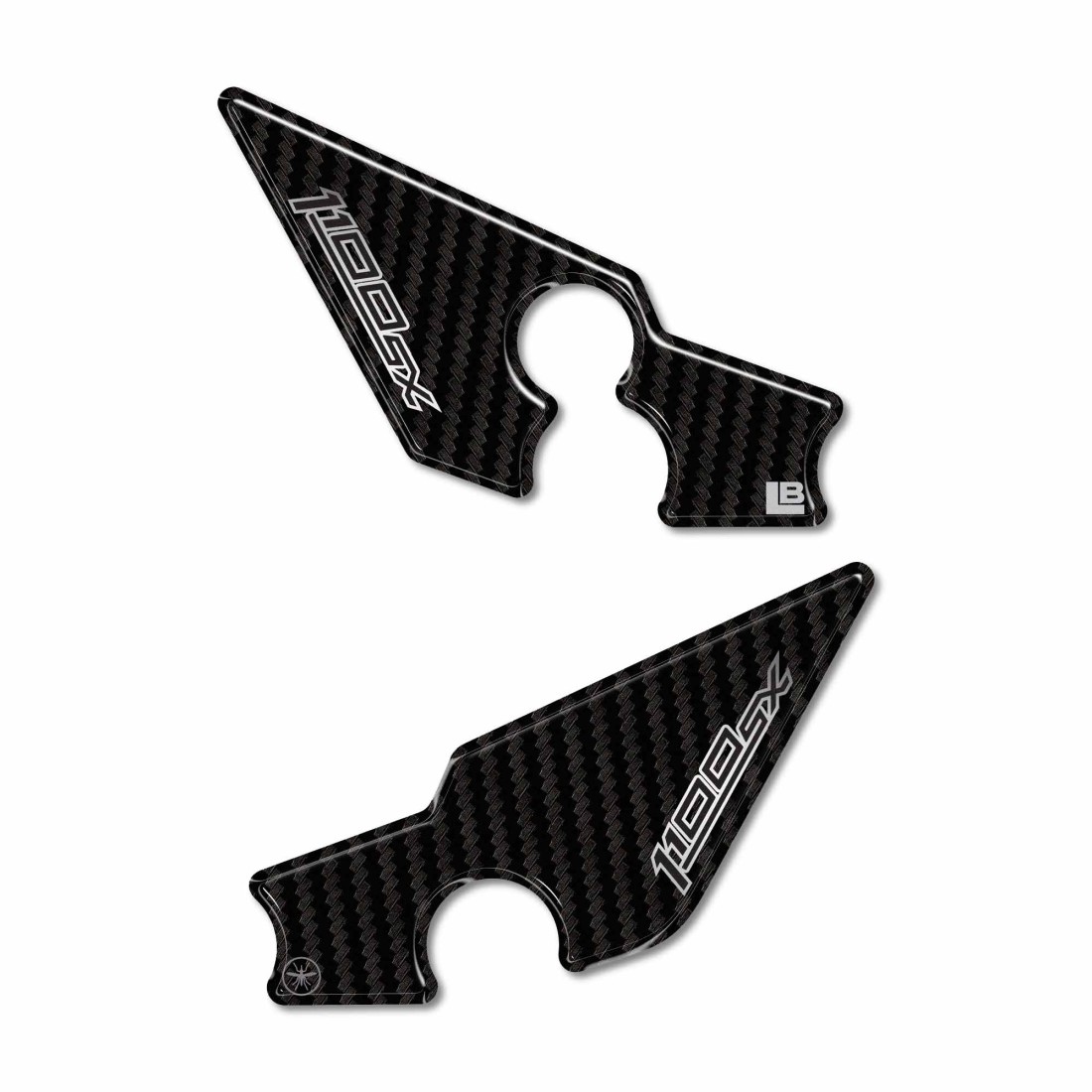 KAWASAKI 3Dヒールプレートステッカー Ninja1100SE/SX LB-KHP003