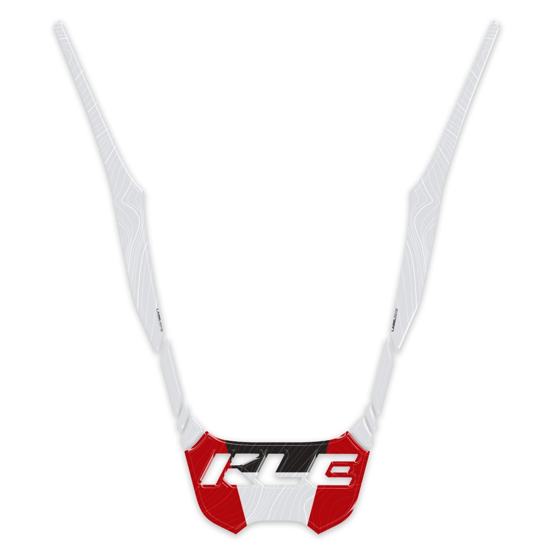 KAWASAKI 3Dテールカウルステッカー Red KLE500 LB-KRF001