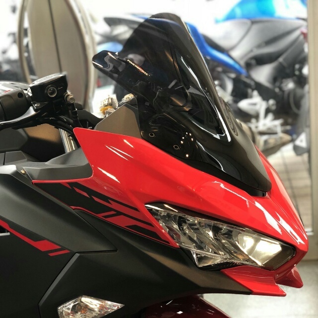 KAWASAKI >> Ninja250/400（18-）スポーツ・エアフロースクリーン Powerbronze