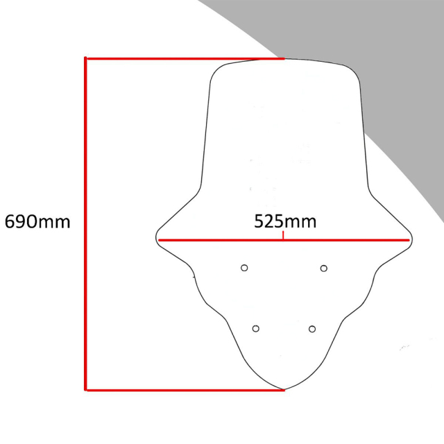 420-Y165-001 NMAX 125,155 SCOOTER SCREEN