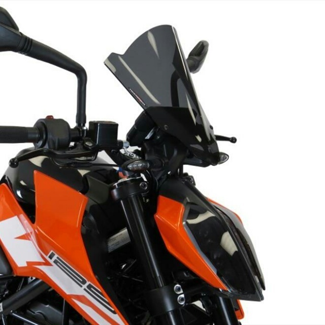 KTM >> 125/390 Duke(17-23) ネイキッドスクリーン L.320mm PowerBronze