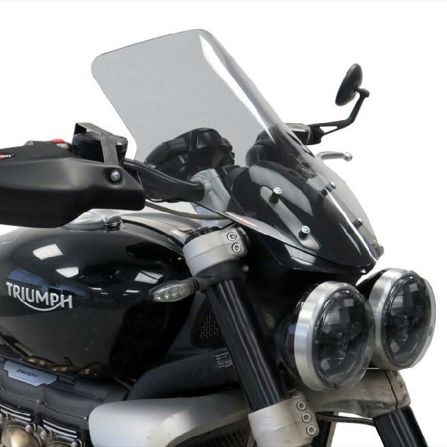 TRIUMPH>> ROCKET3 R/GT（20-） ネイキッド・スクリーン【ロング】 PowerBronze