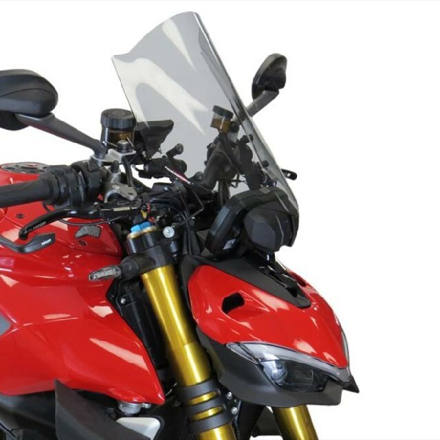 【廃番】DUCATI Streetfighter V4/S(20- ) ネイキッド・スクリーン【ロング】 PowerBronze