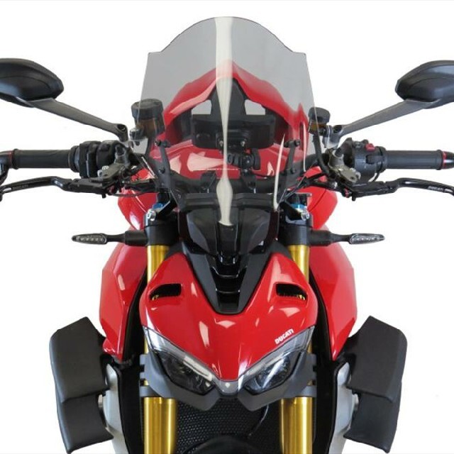 DUCATI PERFORMANCE スクリーン　ストリートファイターV4 DUCATI StreetFighterV4 スモークウィンドスクリーン ドゥカティ