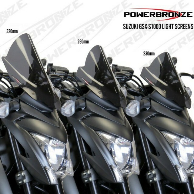 Powerbronze ネイキッドスクリーン レブル1100/黒/無透過 Powerbronze ネイキッドスクリーン レブル1100/黒/無透過