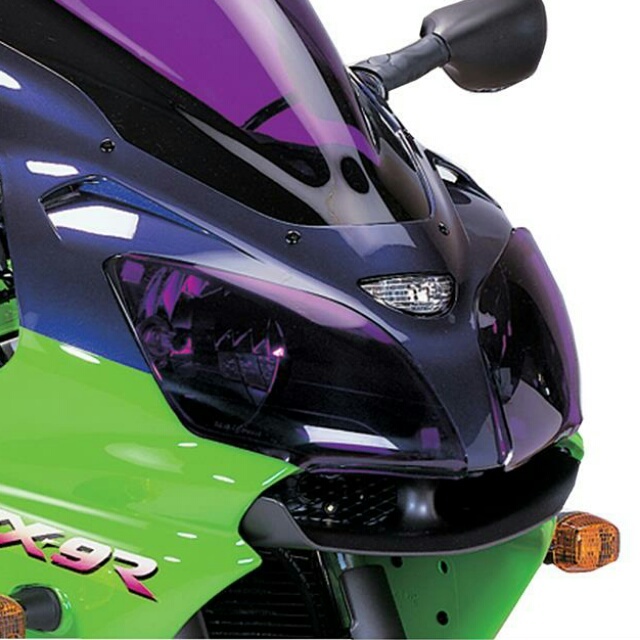 KAWASAKI >> ZX-9R【E型】（00-03） ヘッドライトレンズシールド Powerbronze