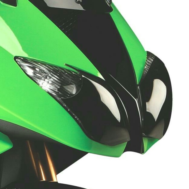 KAWASAKI >> ZX-10R（08-09） ヘッドライトレンズシールド Powerbronze