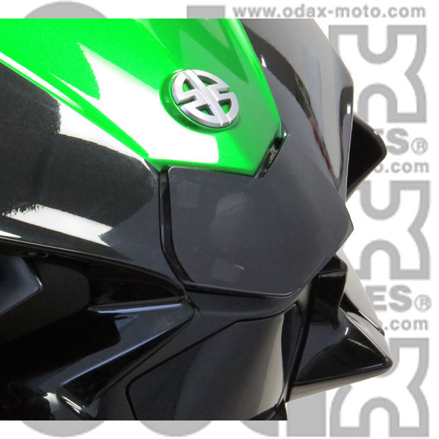 KAWASAKI >>Ninja H2 SX/SE(22-) ヘッドライトレンズシールド Powerbronze