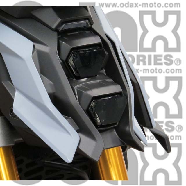 GSX-S1000(21-),GSX-S1000GT(22-),GSX-S1000GX(24- ),GSX-8S(23-),GSX-8R(24-),V-STROM 800DE(23-) ヘッドライトレンズシールド Powerbronze