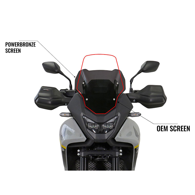 HONDA XL750 TRANSALP(25-) ADVスポーツスクリーン Powerbronze