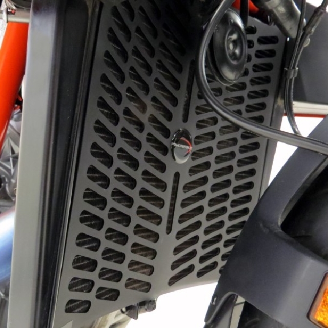 KTM >> 1290SuperDukeR (20-) ラジエターカバー PowerBronze