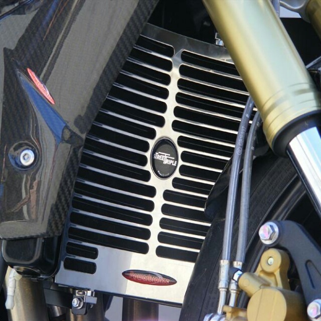 Triumph >> StreetTriple765 S/R/RS（17-）ラジエターカバー　PowerBronze【廃番】