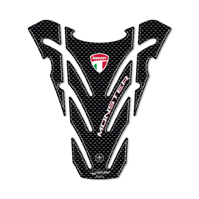 DUCATI 3Dタンクステッカー MONSTER【LabelBike製】LB-DTS003