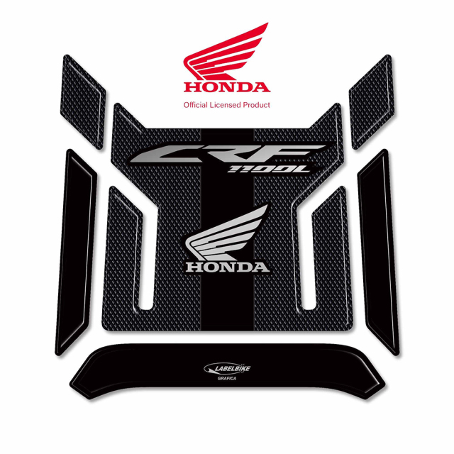 HONDA 3Dタンクステッカー CRF1100L【LabelBike製】 LB-HTS006