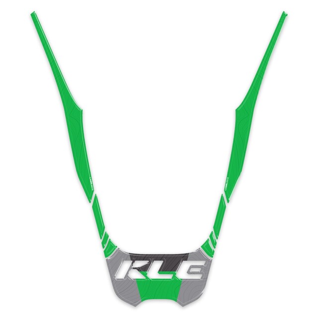 KAWASAKI 3Dテールカウルステッカー Green KLE500 LB-KRF002