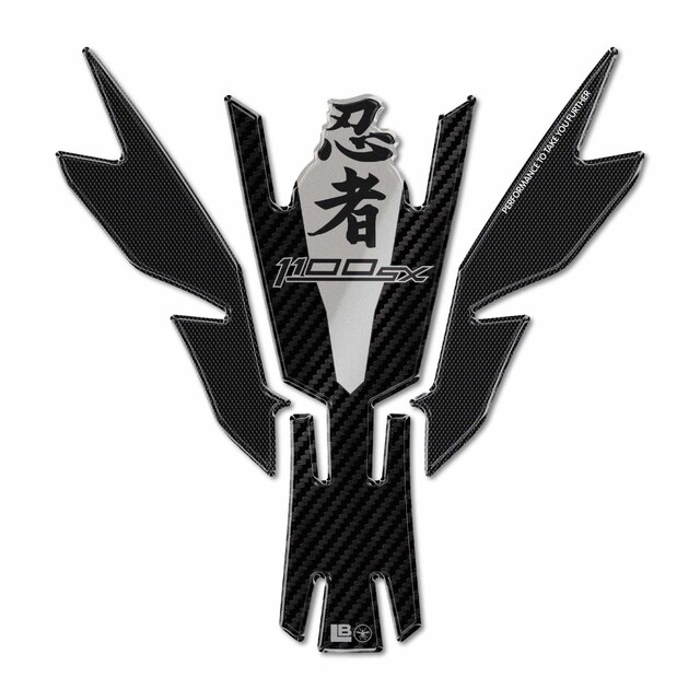 KAWASAKI 3Dタンクステッカー Silver Ninja1100SE/SX LB-KTS013 Odax