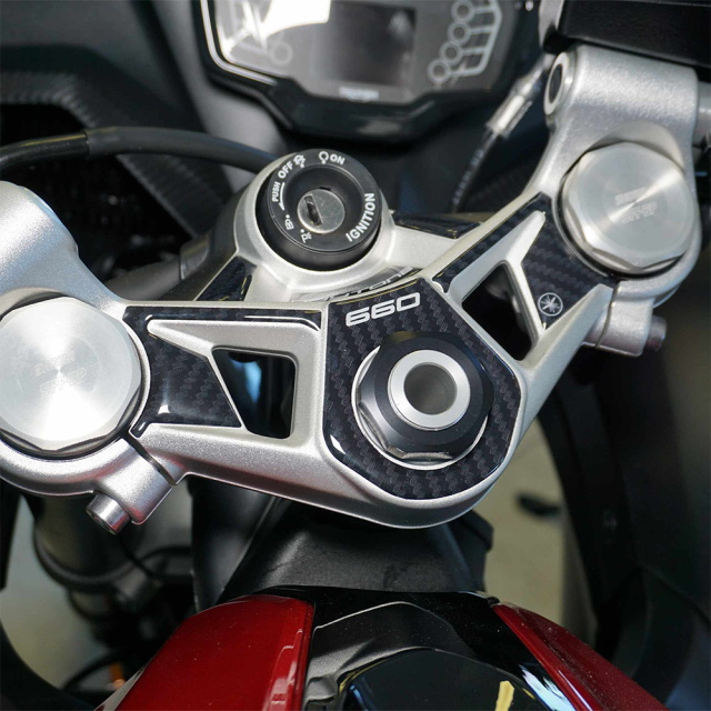 TRIUMPH 3Dステッカーセット TRIUMPH DAYTONA660(24-) RED【LabelBike