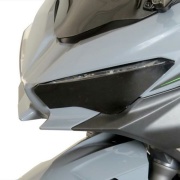 KAWASAKI >>ZX-25R(20-)/Ninja250/400(18-) ヘッドライトレンズシールド Powerbronze