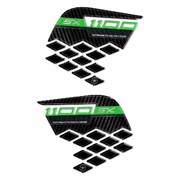 KAWASAKI 3Dタンクサイドステッカー Green Ninja1100SE/SX LB-KSD005