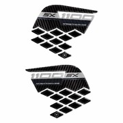 KAWASAKI 3Dタンクサイドステッカー Silver Ninja1100SE/SX LB-KSD006