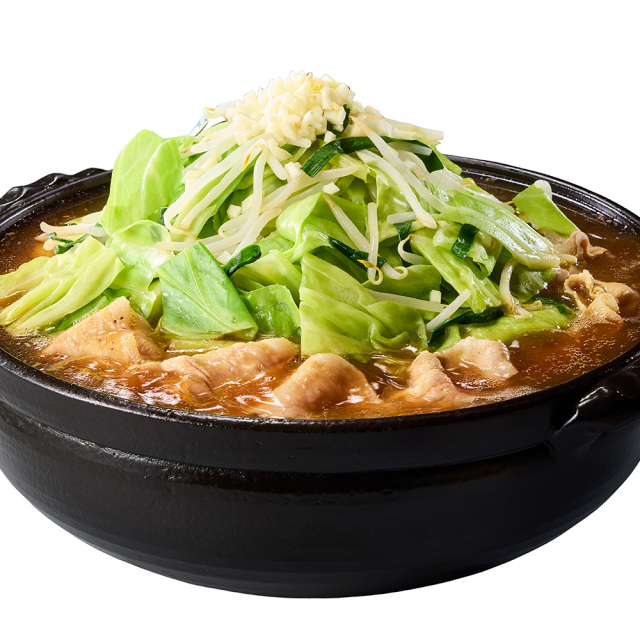 キャベツが旨い！背脂醤油鍋スープ