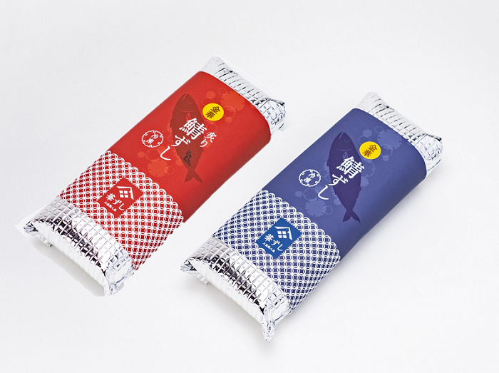 冷凍金華鯖ずし・冷凍炙り金華鯖ずし２本セット | こめや丸七