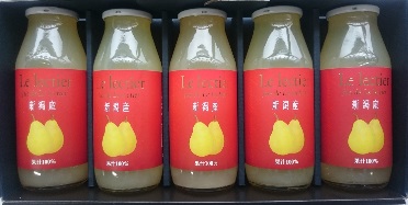 <ヤマヨ果樹園> ル　レクチエジュース(果汁100％ストレート)180ml×5本セット | こめや丸七