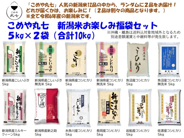 新潟米お楽しみ福袋セット