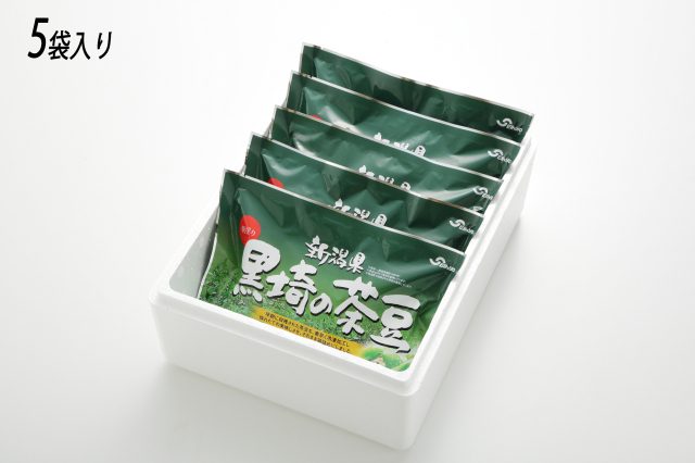 お待たせしました！ 新潟黒埼産茶豆 5kg クール便発送！全国配送無料!! 黒埼茶豆3kg朝採り新潟ブランド枝豆・お中元にも｜新潟朱鷺