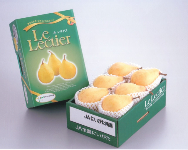 （発送期間12月上旬～12月中旬予定）南蒲原産　ル　レクチエ　5～7玉（約2kg） | こめや丸七　◆販売期間：2025/10/24～2025/11/30