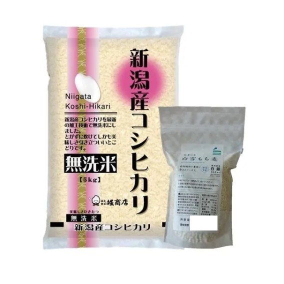 もち麦_コシヒカリ無洗米
