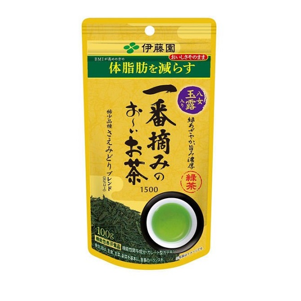 伊藤園　一番摘みのお～いお茶1500 さえみどりブレンド100g×10個