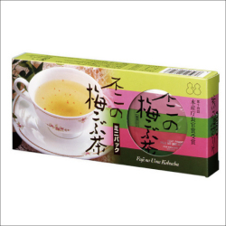 不二食品　梅こぶ茶　1ケース（18包×10箱）