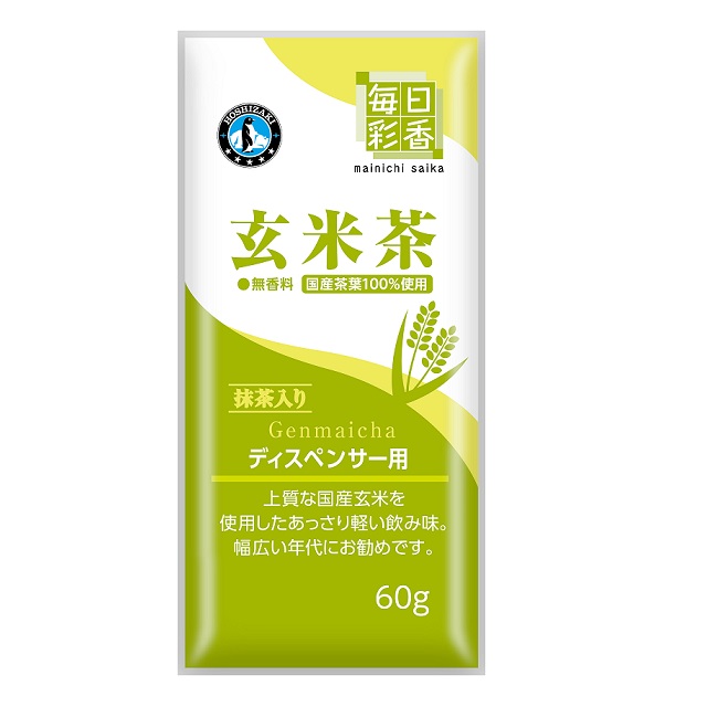 新商品】毎日彩香 玄米茶 60g×20袋 オフィスドリンク通販専門店