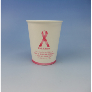 ピンクリボン紙コップ