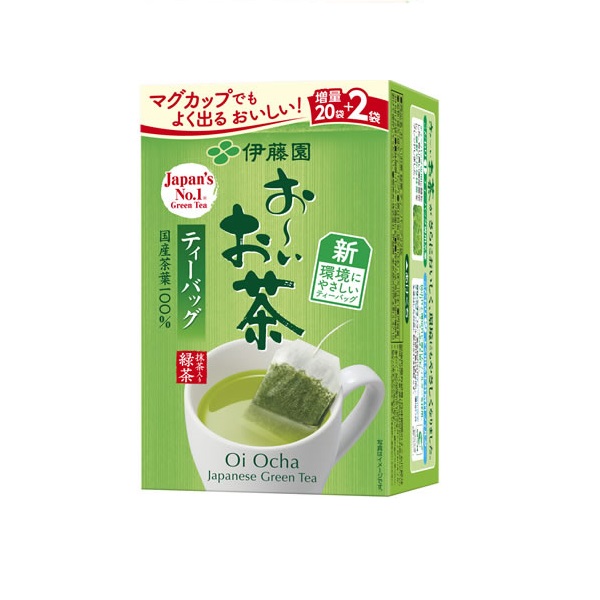 伊藤園お～いお茶抹茶入り緑茶 ティーバッグ 20袋×20個