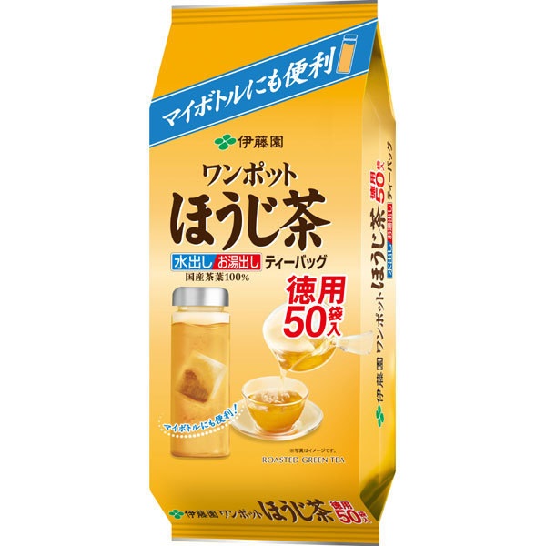 伊藤園　ワンポットほうじ茶（エコティーバッグ）50袋×10個