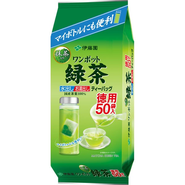 伊藤園　ワンポット抹茶入り煎茶（エコティーバッグ）50袋×10個