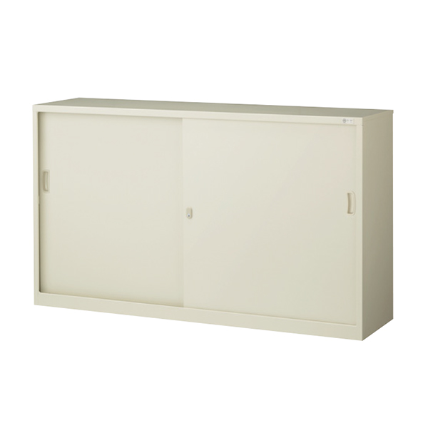 引き違い書庫/スチール戸/G-53SS/幅1515×奥行400×高さ880mm/ニューグレー/Gシリーズ/1108