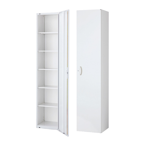 スキマ書庫/片開き書庫/内筒交換錠/下置用/RW4-21H45/幅450×奥行400×高さ2100/ホワイト/クウォールRWシリーズ/60385