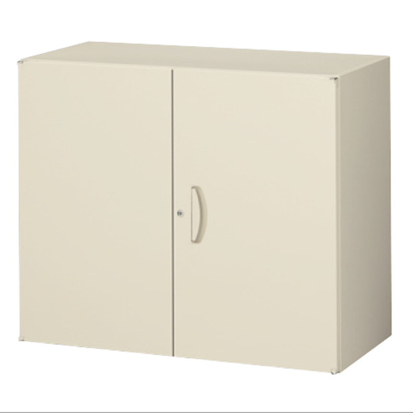 両開き書庫/上下兼用/内筒交換錠/RG45-07H/幅900×奥行450×高さ750mm/ニューグレー/クウォールRGシリーズ/58805