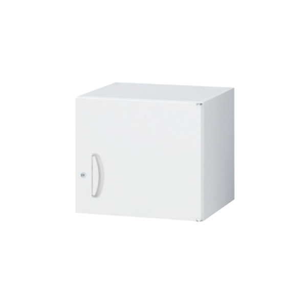 スキマ書庫用上置書庫/片開き/内筒交換錠/RW5-04H45/幅450×奥行500×高さ400/ホワイト/クウォールRWシリーズ/63777