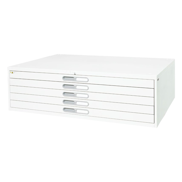 マップケース/A0判/A0-5W/幅1375×奥行989×高さ415mm/ホワイト/A0シリーズ/24955