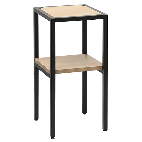 電話台/スリムタイプ/中棚付き/ALT-3535TS-□/幅350×奥行350×高さ720mm/2色/ALetto/アレットシリーズ/270369