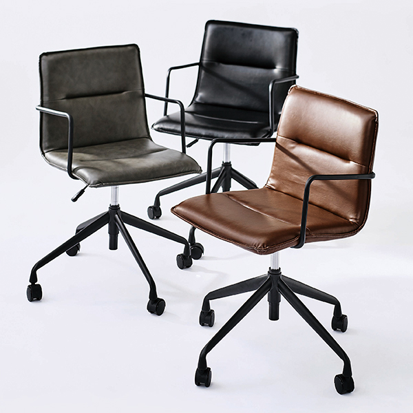 ミーティングチェア/PUレザー/CIC-127-□/3色/1002026