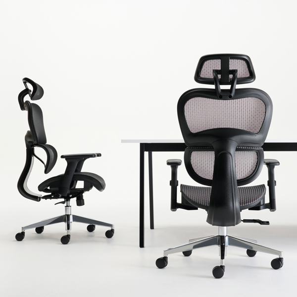 オフィスチェア/オールメッシュ/肘付/CKS2-□/2色/1002106